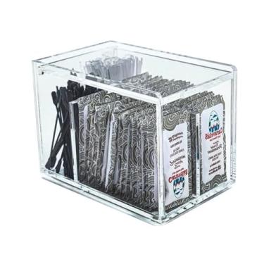 Imagem de Porta Saches de Açúcar e Adoçante com 4 divisões- Cantinho do Café