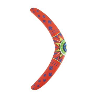 Imagem de Carvmpin Bumerangue macio para adultos e crianças, bumerangue de retorno em forma de V, presentes engraçados, brinquedos ao ar livre para acampamento (girassol)