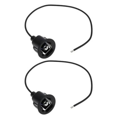 Imagem de OTOTEC Conector de sensor de pressão de óleo 2 peças Pigtail 9098011363 90980-11363 compatível com Toyota 4runner 1992-1999