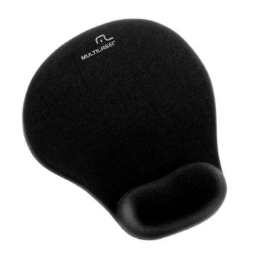 Imagem de Mouse pad com apoio em gel preto grande AC024 Multilaser
