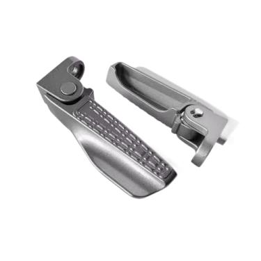 Imagem de simhoa Pedais traseiros para bicicleta elétrica, apoios para os pés traseiros, substituem diretamente os dobráveis, fáceis de instalar e antiderrapantes