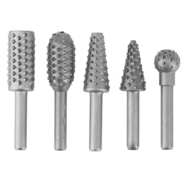 Imagem de Jogo 5 Peças De Grosa Lima Rotativa Furadeira Para Madeira Plásticos e Borracha - Desbastar, Escariar, Polir