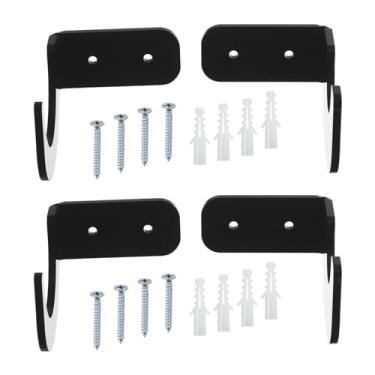 Imagem de Suporte de parede de sabre de luz de 6 x 7 x 5 cm, 2 pares de suporte de parede para exibição de espada de luz de acrílico, suporte de parede para tacos de beisebol, para espada de sabre de luz