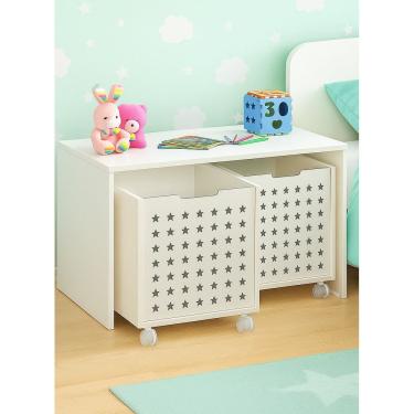 Imagem de Baú Mesa De Cabeceira Atividades Infantil Organiza Decora