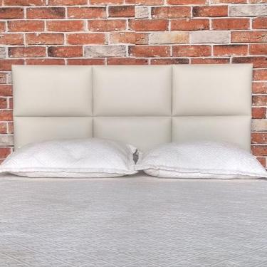 Imagem de Cabeceira Casal Modulos Módena  Bege 140 x 60 rbl, Casal, MDF/Pinus Tr