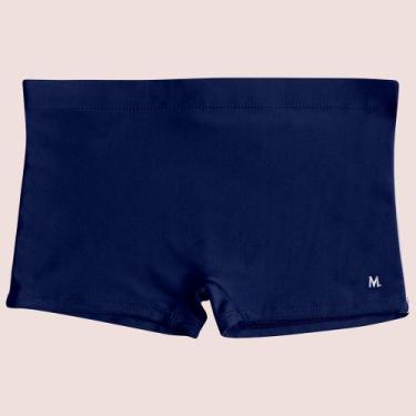 Imagem de Sunga Boxer Mash Adulto Moda Praia Tamanhos Grandes , Azul, M