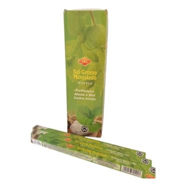 Imagem de Incenso Sac Sal Grosso Mentolado - Refrescante 3 Caixinhas