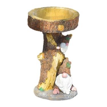 Imagem de Ornamentos decorativos de jardim | Bandeja engraçada para comida de pássaros - Estatuetas decorativas de gramado de resina, decorações de quintal reutilizáveis para casa, fazenda, hotel