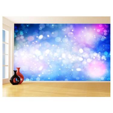 Imagem de Papel De Parede 3D Geométrico Abstrato Desfoque 3,5M Gmt137 - Você Dec