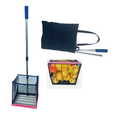 Imagem de Kunpengzhi Pickleball & Sea Ball Training Ball Collector Ball Basket Hopper recipiente para coleta e armazenamento ferramenta de treinamento para bolas