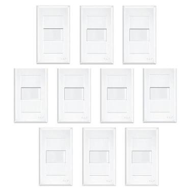 Imagem de Interruptor Simples C/ Placa 4x2 (10un) - Evidence Fame