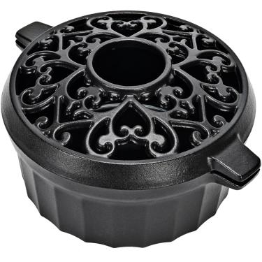 Imagem de 1MORE Vaporizador de fogão a lenha - umidificador de fogão a lenha ferro fundido com revestimento de esmalte de porcelana, panela a vapor de lareira, resistente à ferrugem, decoração interna doméstica, capacidade de 2,5 litros, preto