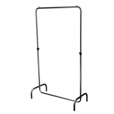 Imagem de Arara Cabideiro De Chão Desmontável - Loja ou Closet 120cm (Preta)