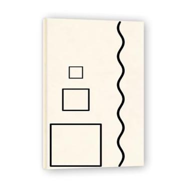 Imagem de Estrutura serenaLienzo Minimalista: Serenidad Paleta Neutra Gran Área Vacía para Espacio Tranquilo15 x 59,9 cm Emoldurado