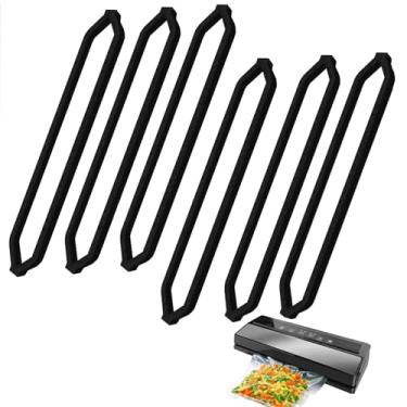 Imagem de Substituições de juntas superiores e inferiores compatíveis com GERYON Food Saver série E2900/E2901 seladoras a vácuo, 6 juntas seladoras de alimentos de espuma