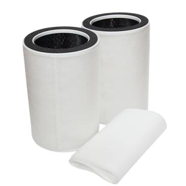 Imagem de PUREBURG Filtro de substituição compatível com purificador de ar Airthereal Glory Days AGH400, 2 pacotes de carbono ativado HEPA 2 em 1 e 8 pré-filtros para odores de COV de poeira limpa ao ar