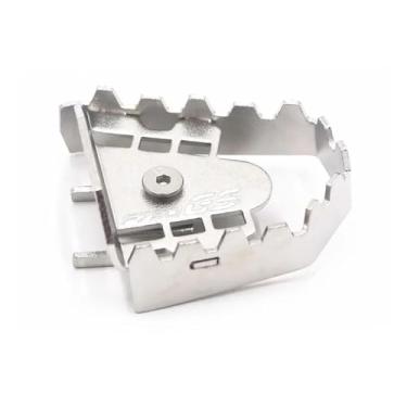 Imagem de Anti-derrapante Para f750gs f850gs f 750gs f850 gs 2018-2021 pedal de alavanca de freio de pé traseiro ampliar extensão extensor freio traseiro peg almofada(SilverA)