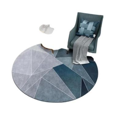 Imagem de Tapete Circular Antiderrapante De Luxo Para Cadeira De Escritório, Tap