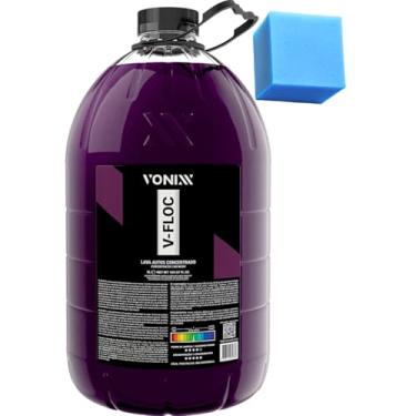 Imagem de Shampoo Automotivo V-Floc 5L Lavar Carro Moto Vonixx 5L + Esponja Yamase