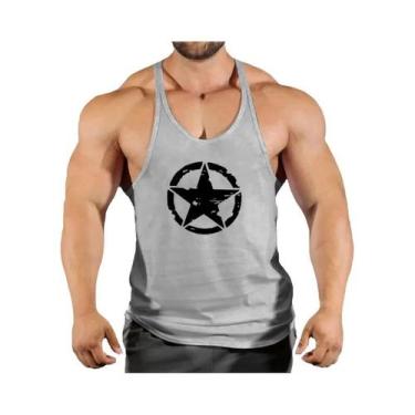 Imagem de Camiseta De Fitness Slim Fit Em Malha Para Homens, Roupas De Musculaçã