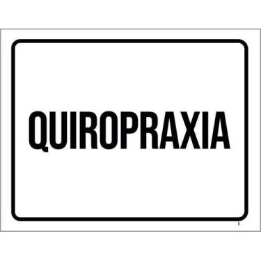 Imagem de Placa Acm Quiropraxia Setor 18X23 - Sinalizo
