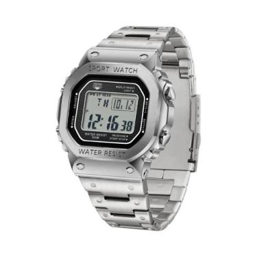 Imagem de Relógio Esportivo Digital À Prova D'água Masculino Com Luz Noturna LED