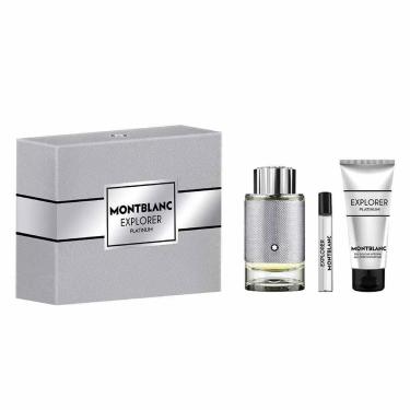 Imagem de Coffret Montblanc Kit - Perfume Explorer Platinum EDP + Gel Douche + Travel Size Kit-Masculino