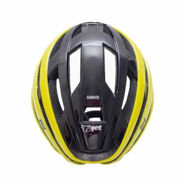 Imagem de Capacete Ciclismo Com Led Jet Hawker Bike Ventilado MTB Speed Ajuste T