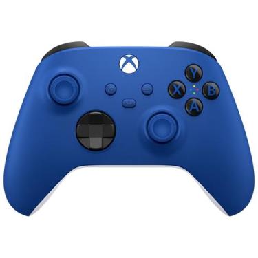 Imagem de Controle para Xbox sem Fio EP2-40579 Microsoft Shock Blue, Shock Blue