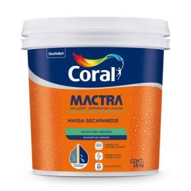 Imagem de Massa Secaparede Coral Mactra 18kg Reparo Parede Umidade