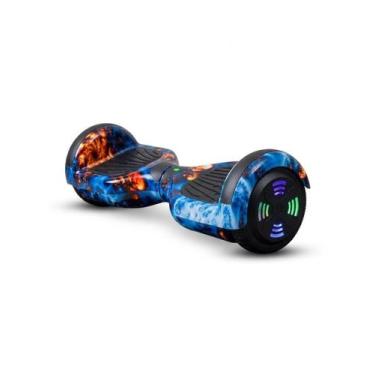 Imagem de Hoverboard Skate Elétrico 6.5 Azul Led Bluetooth - Egazza