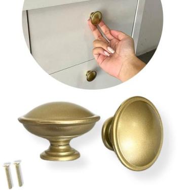 Imagem de Kit 10 Puxadores para Móveis, Ponto Oriente 32mm, em Metal Resistente,