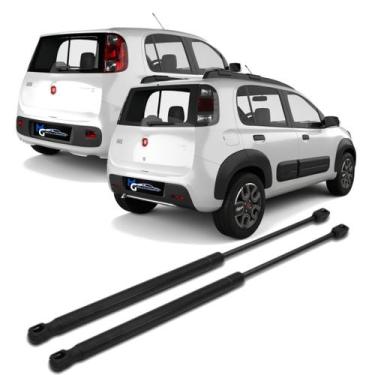 Imagem de Kit Par Pistão Amortecedor Tampa Traseira Porta Malas Uno 2010 2011 20