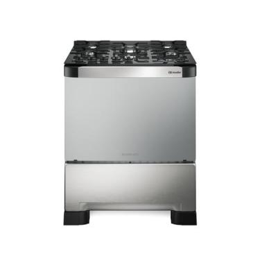 Imagem de Fogão 5 bocas com Timer Mueller Decorato Vetro Inox Bivolt, Bivolt