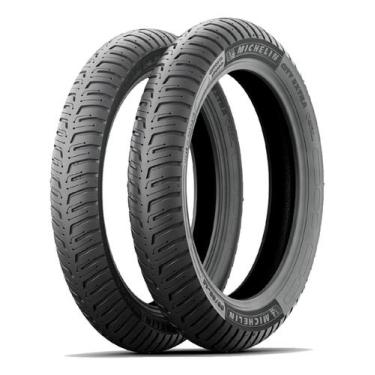 Imagem de Par Pneu 80/100-18 + 100/90-18 City Extra Michelin Fan 160 - Promo