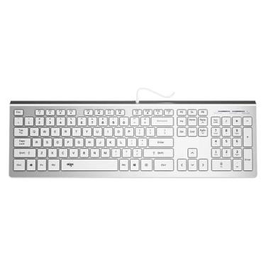 Imagem de Teclado Mecanico Aigo V700 / USB Extension - Prata