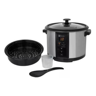 Imagem de Panela Elétrica Electrolux Vapor Arroz 1,8L 10 xícaras 4 funções pré-p