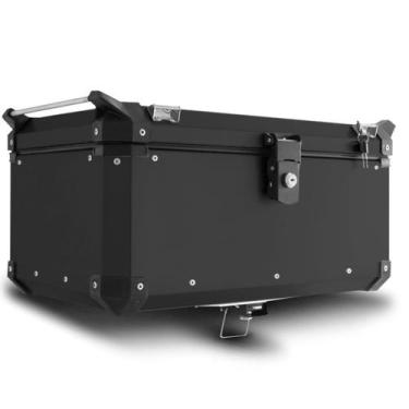 Imagem de Baú Alumínio Escovado Top Case 56 Litros Super Adventure Universal par