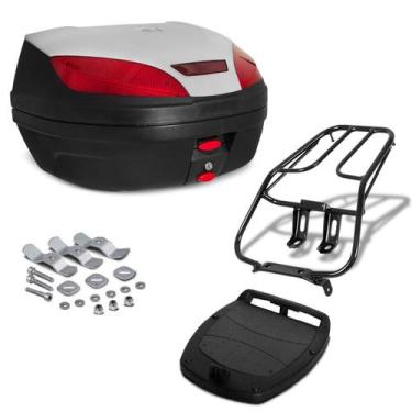 Imagem de Baú De Moto 52 Litros Com Bagageiro Titan 2000 2001 2002 2003 2004 Fan