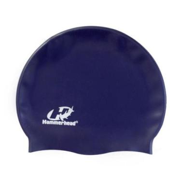 Imagem de Touca de Natação Hammerhead Silicone Lisa Poly Bag, Marinho