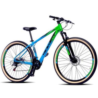 Imagem de Bicicleta aro 29 masculina aluminio x lite 21v - Rower, 21, Verde, Azu