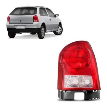 Imagem de Lanterna Cristal Aba Vermelha Gol G4 2005 a 07 2008 Direito - bbs