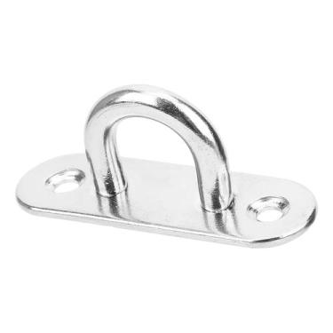 Imagem de Suporte de Amarração Fixo Base Retangular Inox 316 Cabo 8mm - Genérica