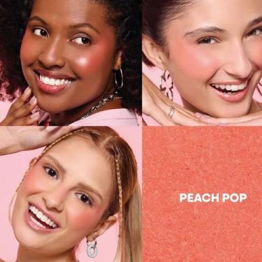 Imagem de Blush & Lip Bouncy Melon Pop 7g - Ruby Kisses Cores:Mauve Pop, Peach P