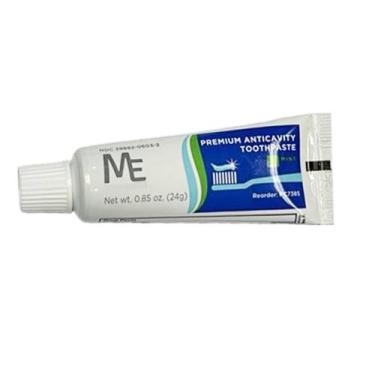 Imagem de Creme dental com flúor para dentes sensíveis sabor menta fresca kit vi