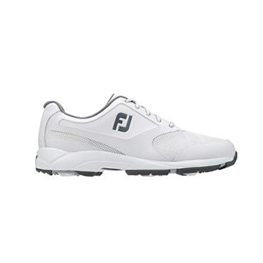 Imagem de FootJoy Tênis masculino Fj Golf Athletics estilo temporada anterior, Malha branca, 10.5