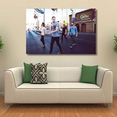 Imagem de Quadro decorativo Imagine Dragons - Tela em Tecido