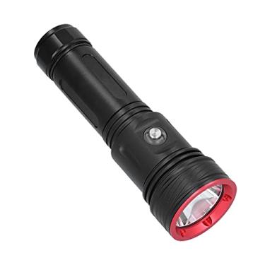 Imagem de Lanterna de mergulho, 3000Lm de brilho Lanterna à prova d'água 100M de profundidade de mergulho para mergulho subaquático para camping de pesca