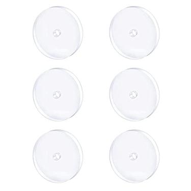 Imagem de Bloomfall 7 mm, 6 peças, disco de piercing transparente para perfuração, brincos de silicone de pressão para queloides, kit de piercing de umbigo, 7MM, gel de sílica, Sem Pedra Preciosa