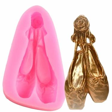 Imagem de Molde De Silicone Bailarina, Sapatilha, Ballet